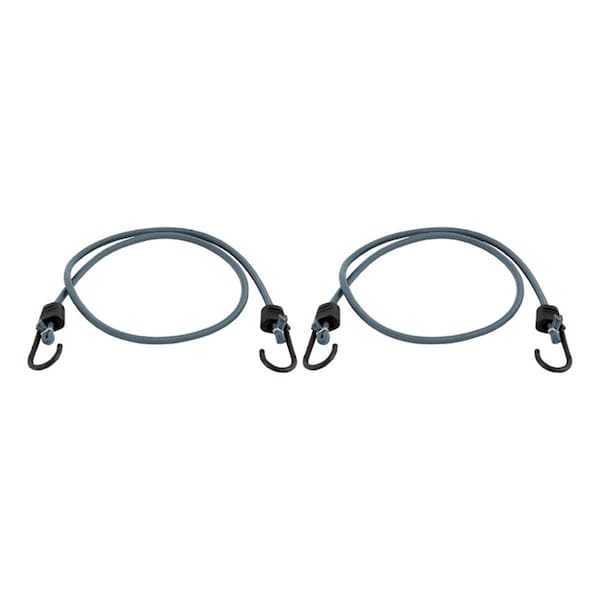 Keeper Gray Bungee Cord, 48 x 0.315 in., 2PK 8865388 - main